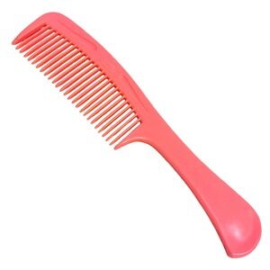 Vintage GOODY Pocket Hip Comb‎ w Handle PINK 6 1/2 Inch RETRO USA